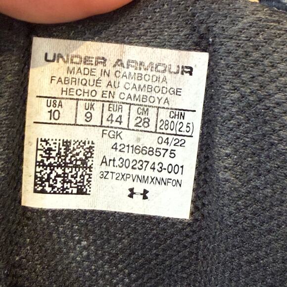 Under Armour Micro G Valsetz Side Zip Tactical Boots Mens Size 10 All Black - Picture 7 of 8